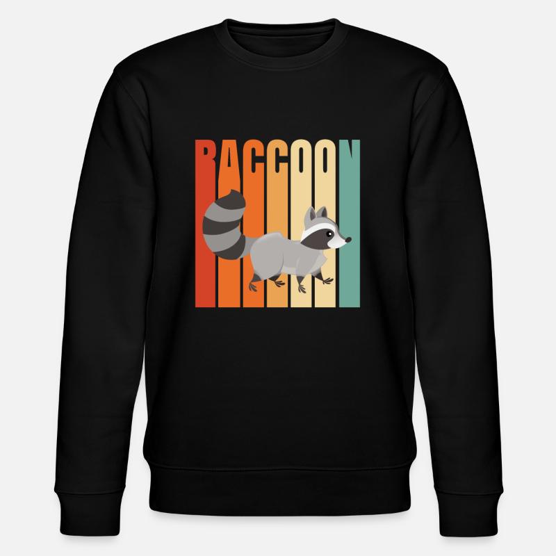 Raton laveur - Sweat bio CHANGER Stanley/Stella Unisexe - noir