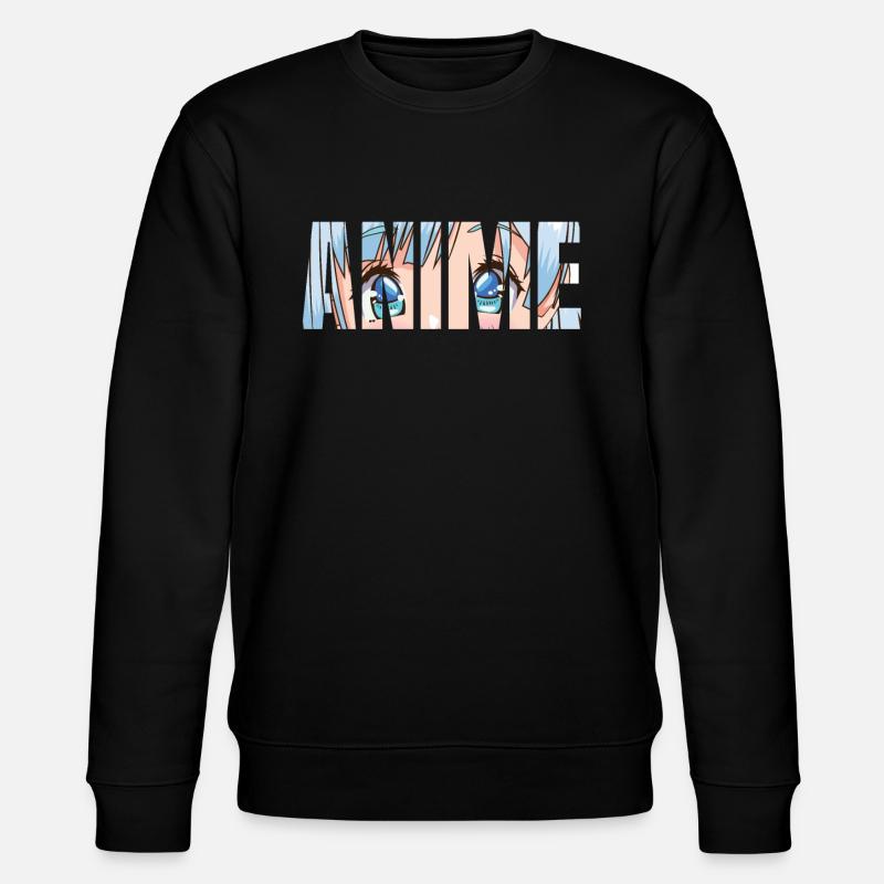Anime - Stanley/Stella CHANGER Unisex Organic Sweatshirt - black
