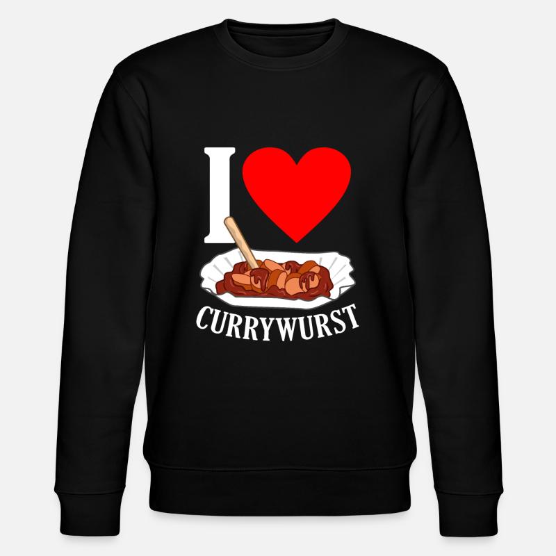 Currywurst - Stanley/Stella Unisex Bio-Sweatshirt CHANGER  - Schwarz