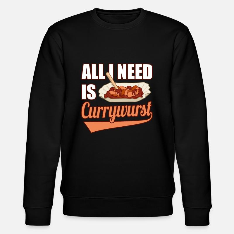 Currywurst - Stanley/Stella Unisex Bio-Sweatshirt CHANGER  - Schwarz