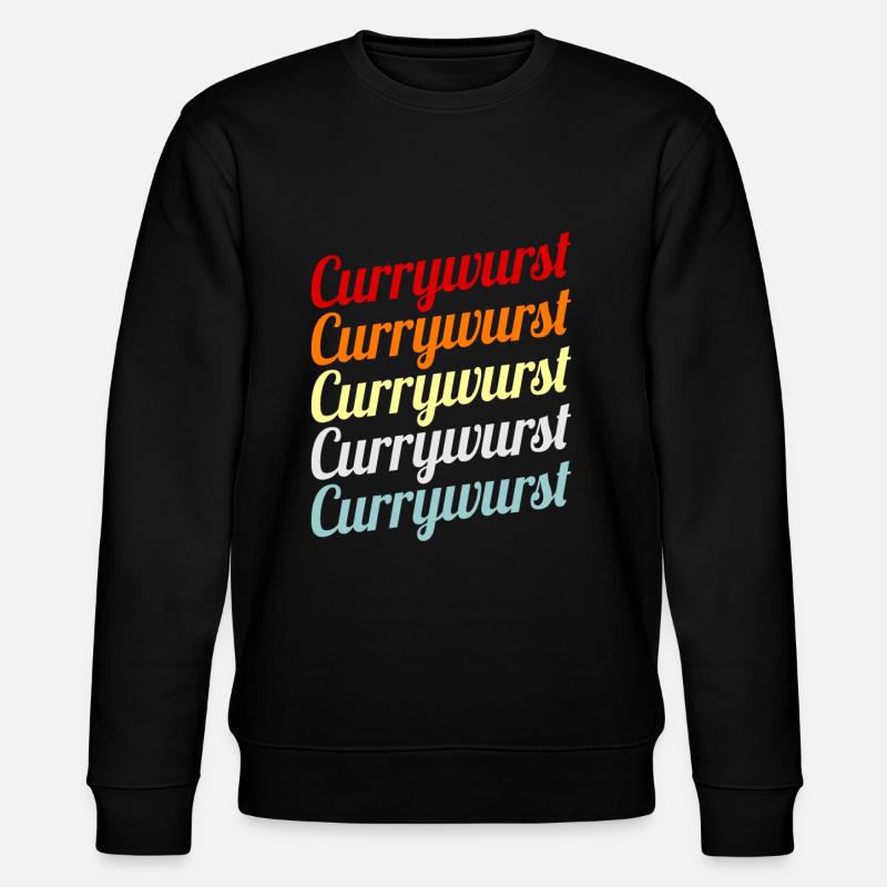 Currywurst - Stanley/Stella Unisex Bio-Sweatshirt CHANGER  - Schwarz