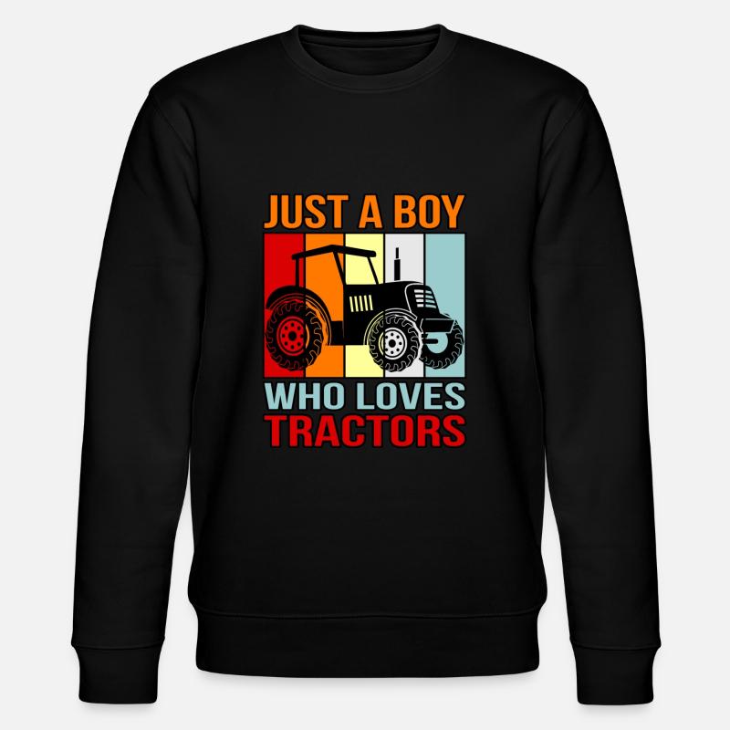 Traktor - Stanley/Stella Unisex Bio-Sweatshirt CHANGER  - Schwarz