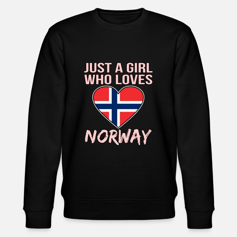Norway - Stanley/Stella CHANGER Unisex Organic Sweatshirt - black