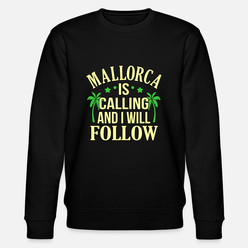 Majorca - Stanley/Stella CHANGER Unisex Organic Sweatshirt - black