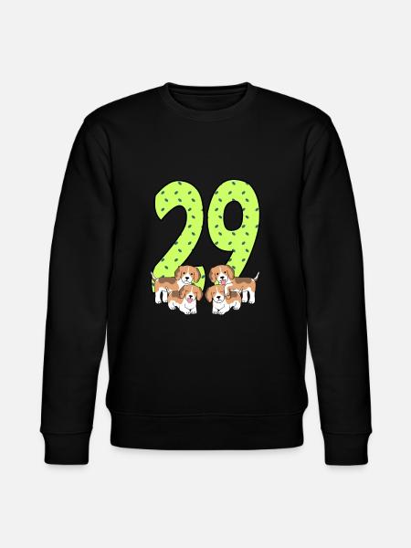 29th birthday - Stanley/Stella CHANGER Unisex Organic Sweatshirt - black