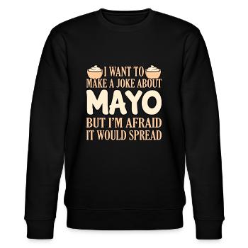 Cadeau Mayonnaise Spread - Sweat bio CHANGER Stanley/Stella Unisexe - noir - Devant - Nik (191cm) & Marisol (170cm)