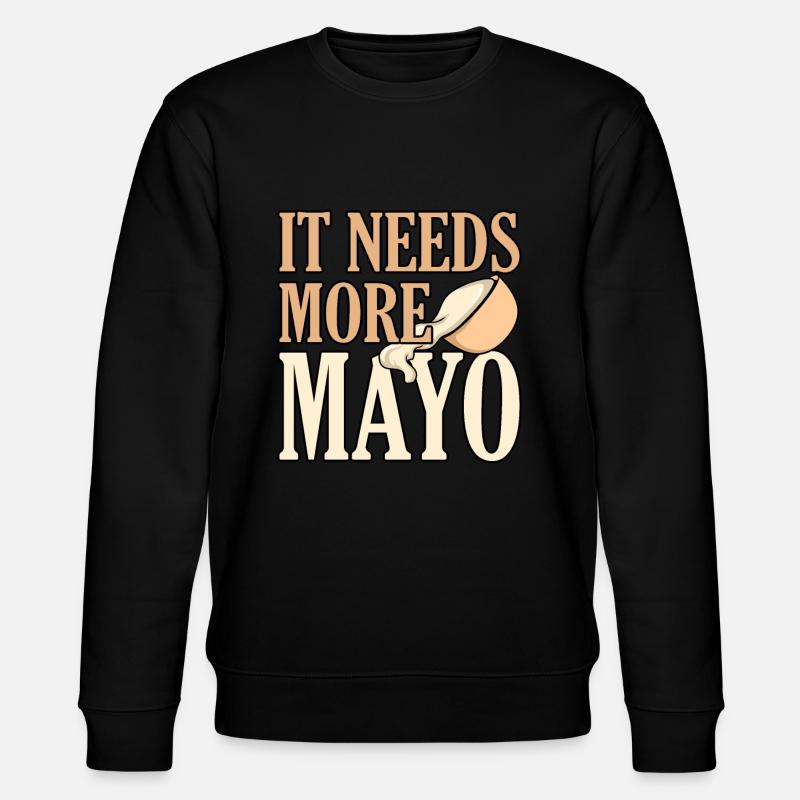 Mangez un cadeau de mayonnaise - Sweat bio CHANGER Stanley/Stella Unisexe - noir