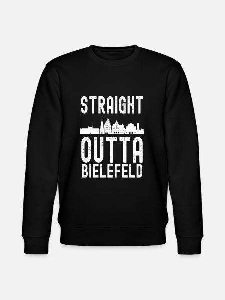 Bielefeld - Stanley/Stella Unisex Bio-Sweatshirt CHANGER - Schwarz