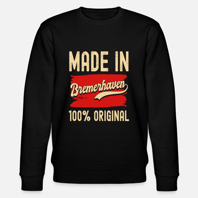 Bremenerhaven - Stanley/Stella Unisex Bio-Sweatshirt CHANGER - Schwarz