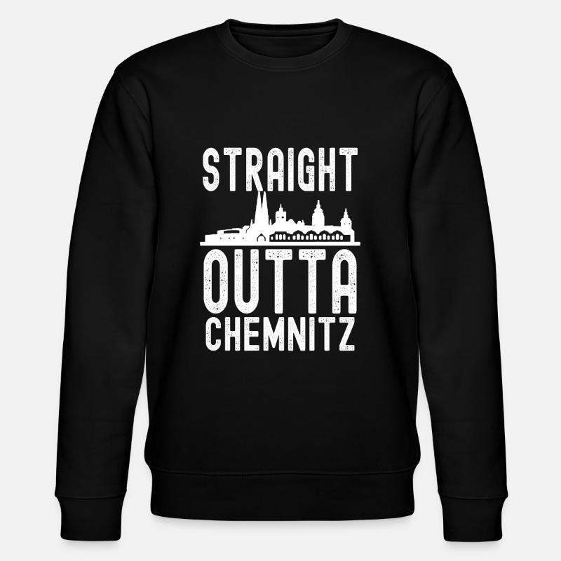 Chemnitz - Stanley/Stella Unisex Bio-Sweatshirt CHANGER  - Schwarz