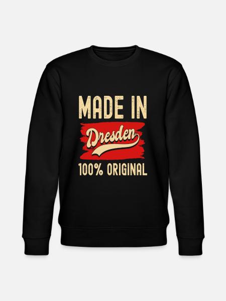 Dresden - Stanley/Stella Unisex Bio-Sweatshirt CHANGER - Schwarz