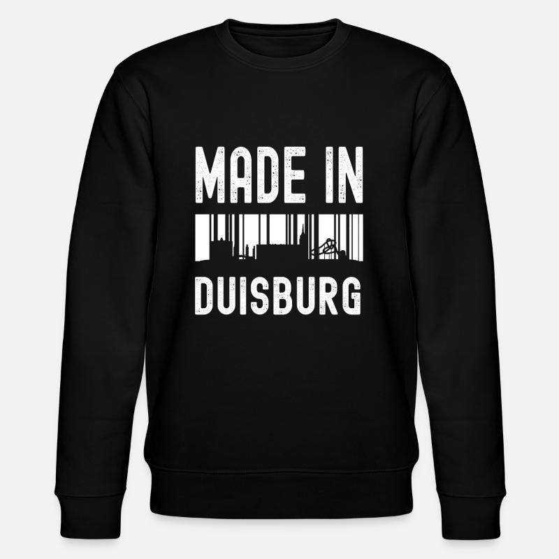 Duisburg - Stanley/Stella Unisex Bio-Sweatshirt CHANGER - Schwarz
