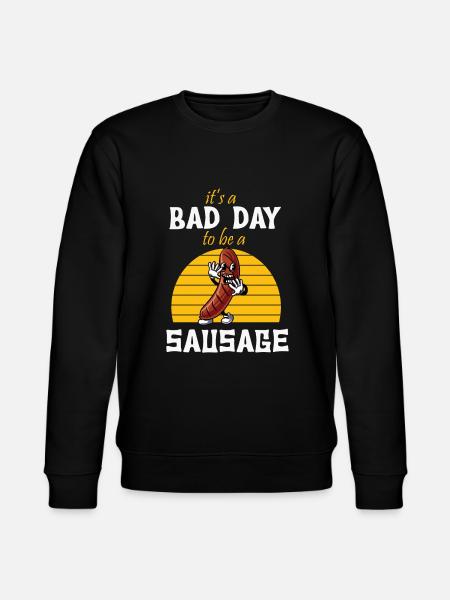 Hot Dog - Stanley/Stella Unisex Bio-Sweatshirt CHANGER  - Schwarz