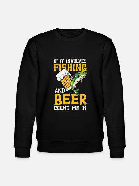 Fischen - Stanley/Stella Unisex Bio-Sweatshirt CHANGER  - Schwarz