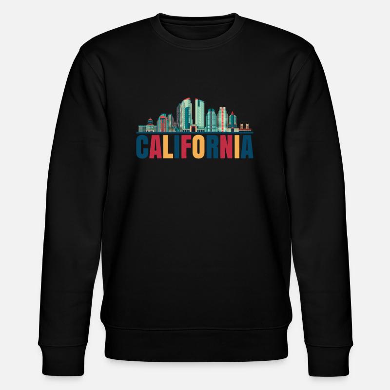Liverpool Stadtbild Geschenk - Stanley/Stella Unisex Bio-Sweatshirt CHANGER  - Schwarz