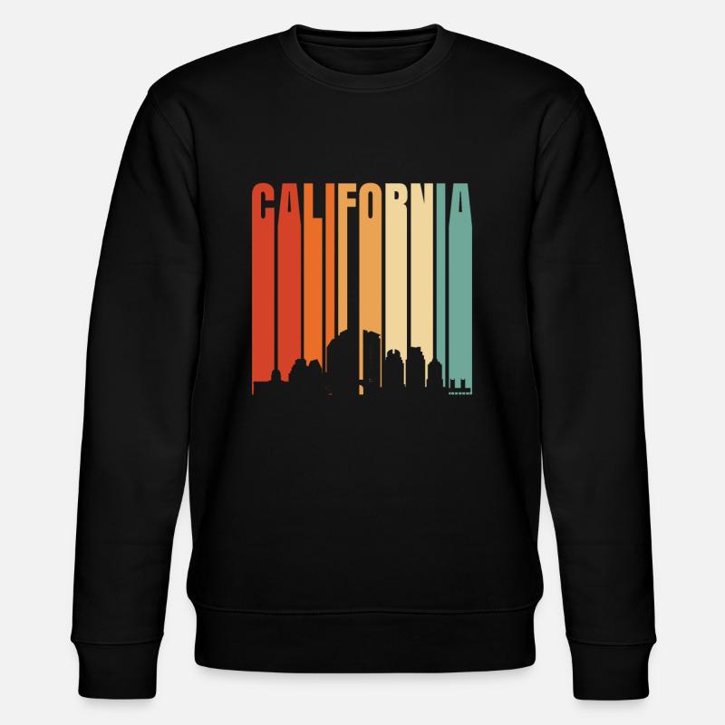 California - Stanley/Stella CHANGER Unisex Organic Sweatshirt - black
