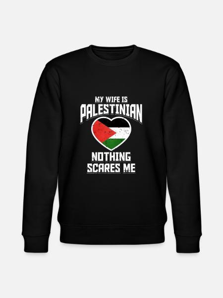 Palestinian - Stanley/Stella CHANGER Unisex Organic Sweatshirt - black