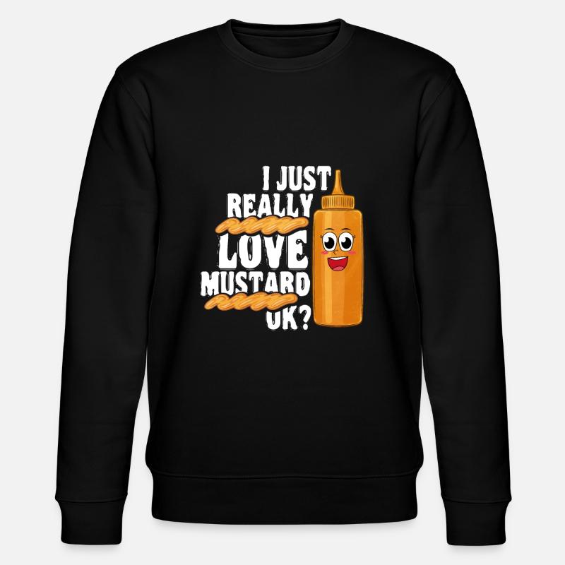 Liebes-senf-geschenk - Stanley/Stella Unisex Bio-Sweatshirt CHANGER  - Schwarz