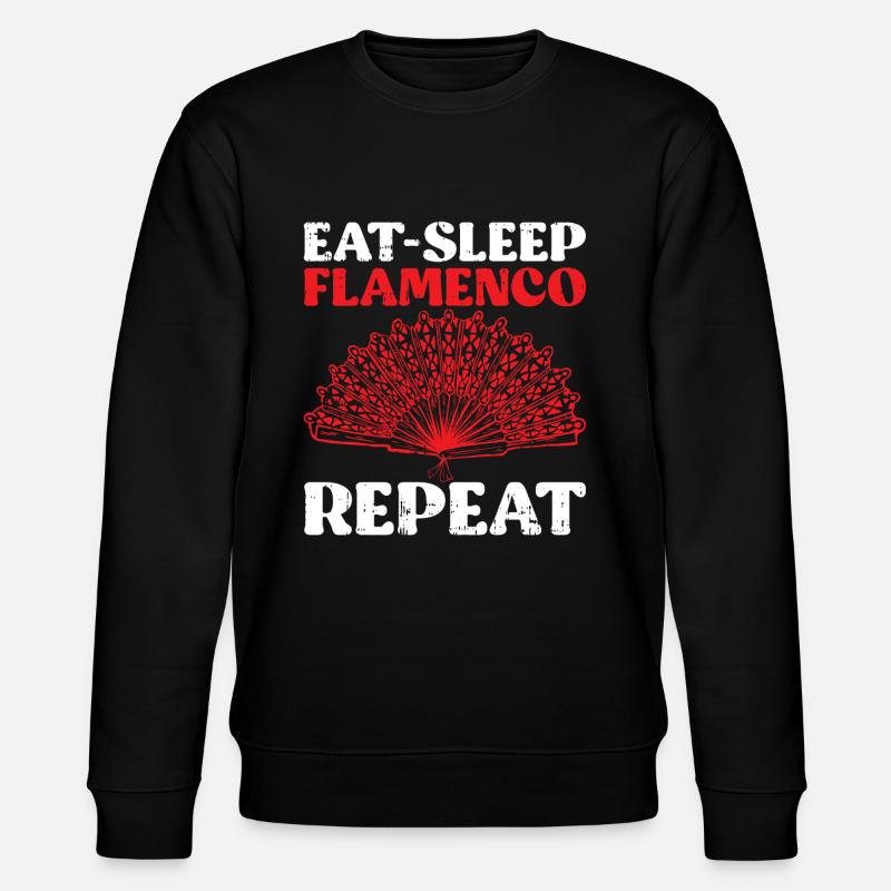Flamenco - Stanley/Stella Unisex Bio-Sweatshirt CHANGER  - Schwarz