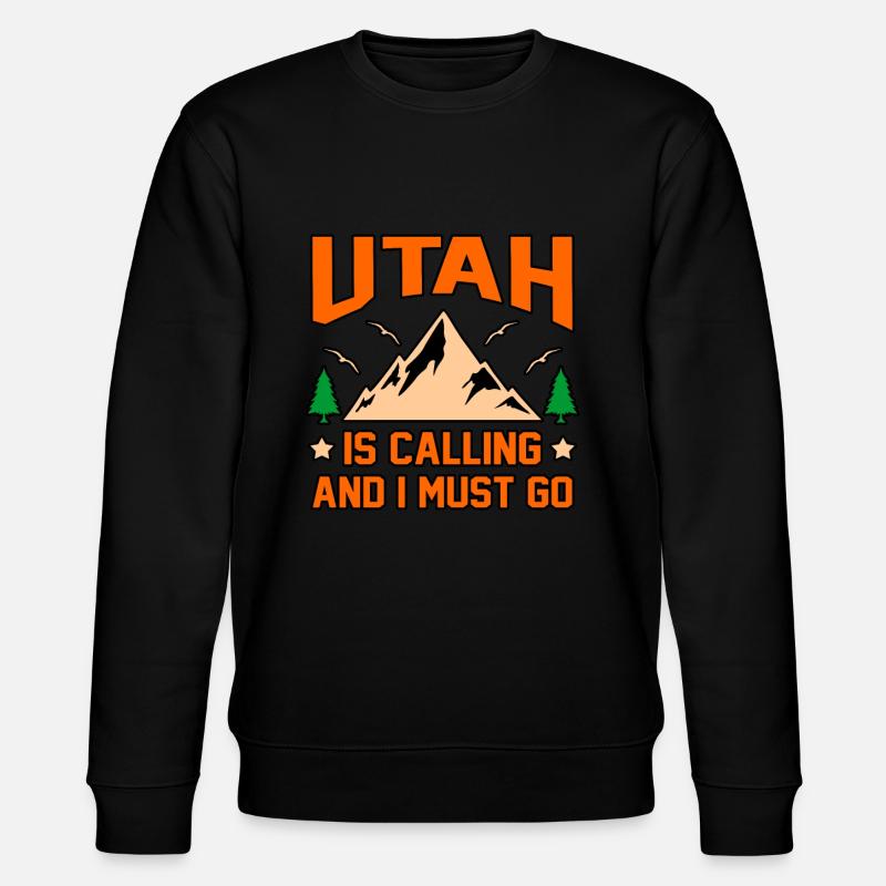 Utah Travels Cadeau - Sweat bio CHANGER Stanley/Stella Unisexe - noir