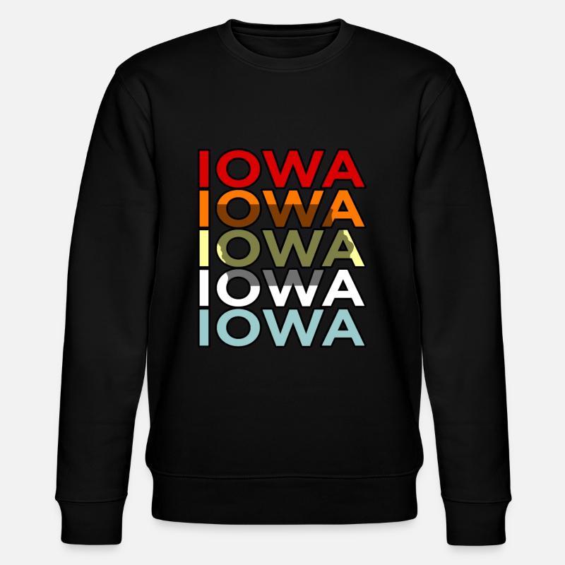 Cadeau de résident de l’Iowa - Sweat bio CHANGER Stanley/Stella Unisexe - noir