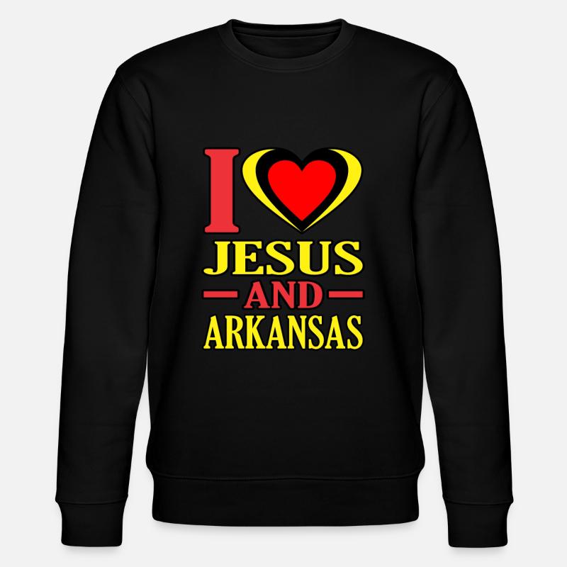 Aimer Jésus Arkansas Cadeau - Sweat bio CHANGER Stanley/Stella Unisexe - noir