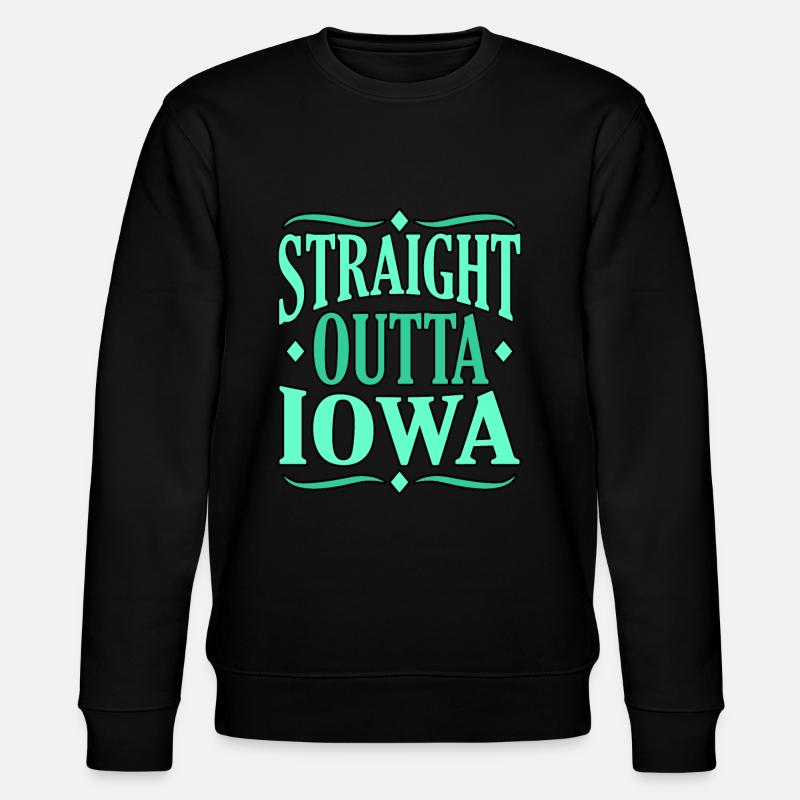 Directement de Iowa Gift - Sweat bio CHANGER Stanley/Stella Unisexe - noir