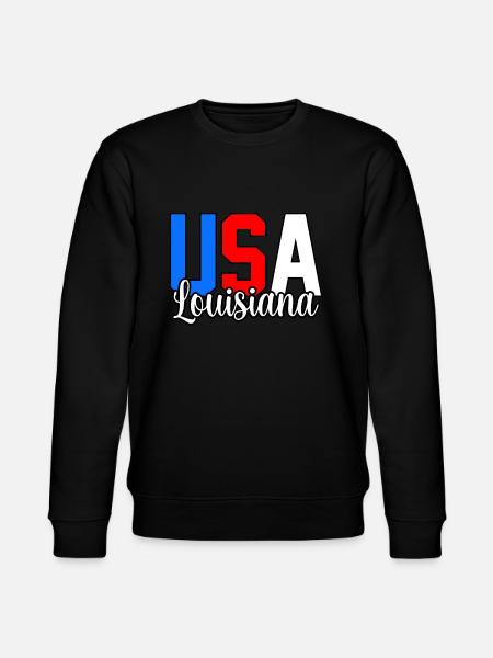 Usa louisiana gift - Stanley/Stella CHANGER Unisex Organic Sweatshirt - black