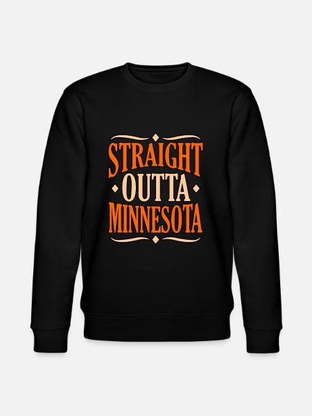 Direct Gift From Minnesota - Stanley/Stella CHANGER Unisex Organic Sweatshirt - black