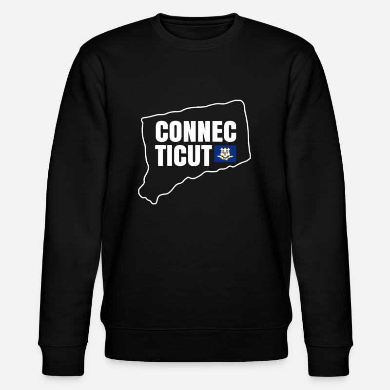 Connecticut maison fier cadeau - Sweat bio CHANGER Stanley/Stella Unisexe - noir