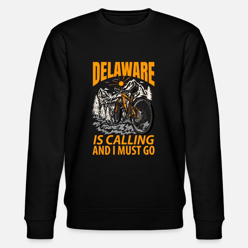 Delaware Cadeau aventureux - Sweat bio CHANGER Stanley/Stella Unisexe - noir