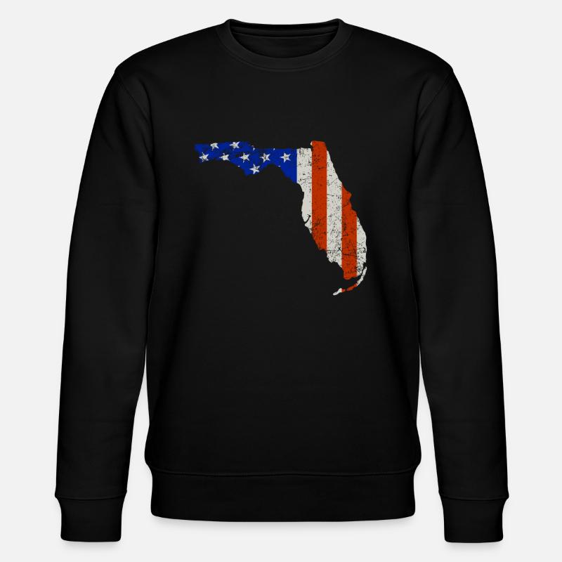 Florida house gift - Stanley/Stella CHANGER Unisex Organic Sweatshirt - black