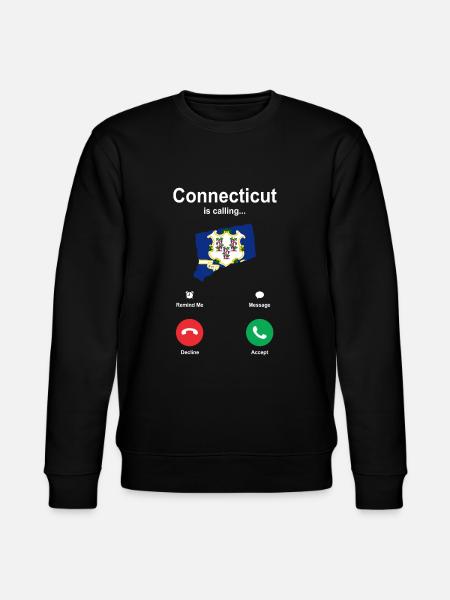Connecticut-reisen-geschenk - Stanley/Stella Unisex Bio-Sweatshirt CHANGER - Schwarz
