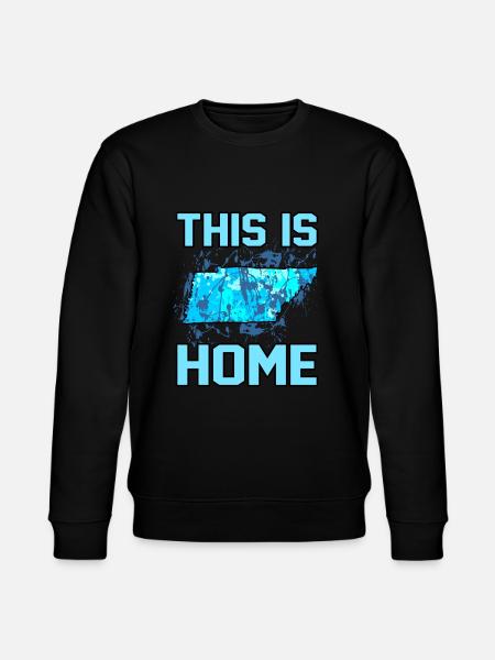 Home Tennessee gift - Stanley/Stella CHANGER Unisex Organic Sweatshirt - black