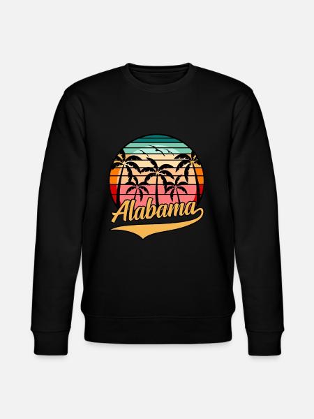 Alabama travel gift - Stanley/Stella CHANGER Unisex Organic Sweatshirt - black