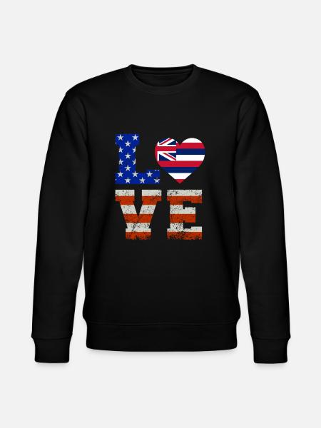 Dear hawaii gift - Stanley/Stella CHANGER Unisex Organic Sweatshirt - black