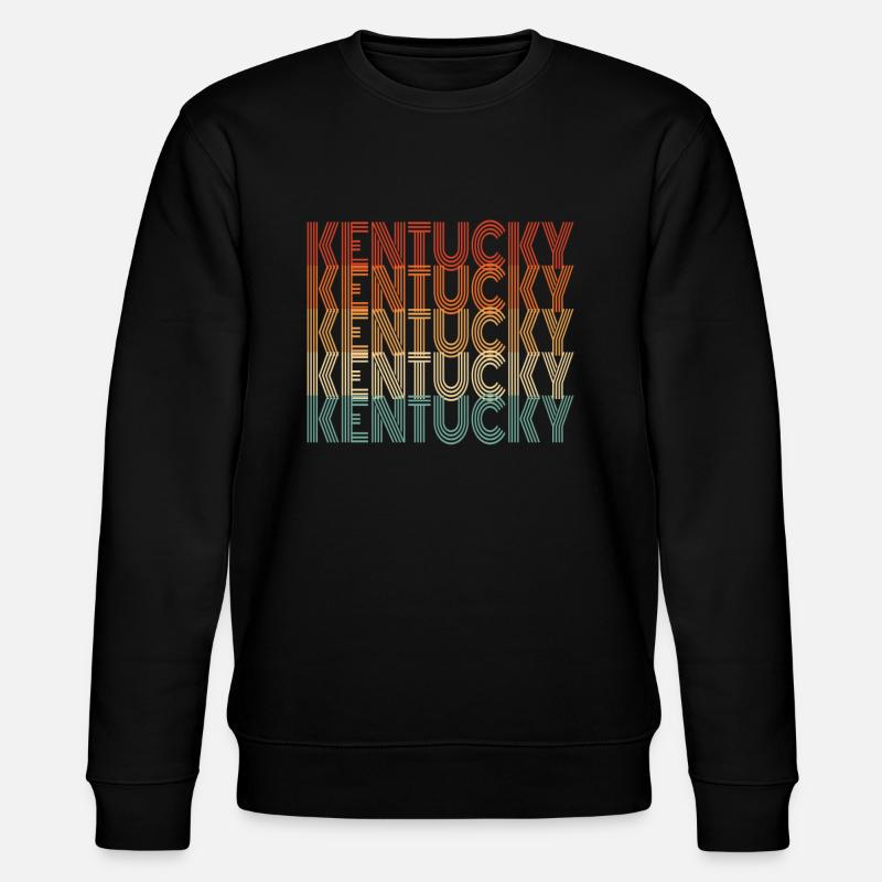 Reisendes Kentucky geschenk - Stanley/Stella Unisex Bio-Sweatshirt CHANGER  - Schwarz