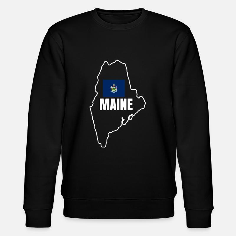 Beauty From Maine gift - Stanley/Stella CHANGER Unisex Organic Sweatshirt - black