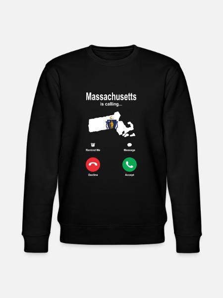 Beautiful Massachusetts gift - Stanley/Stella CHANGER Unisex Organic Sweatshirt - black