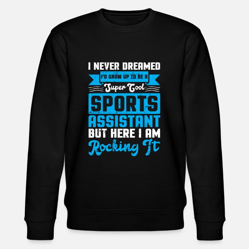 Sportassistent - Stanley/Stella Unisex Bio-Sweatshirt CHANGER  - Schwarz