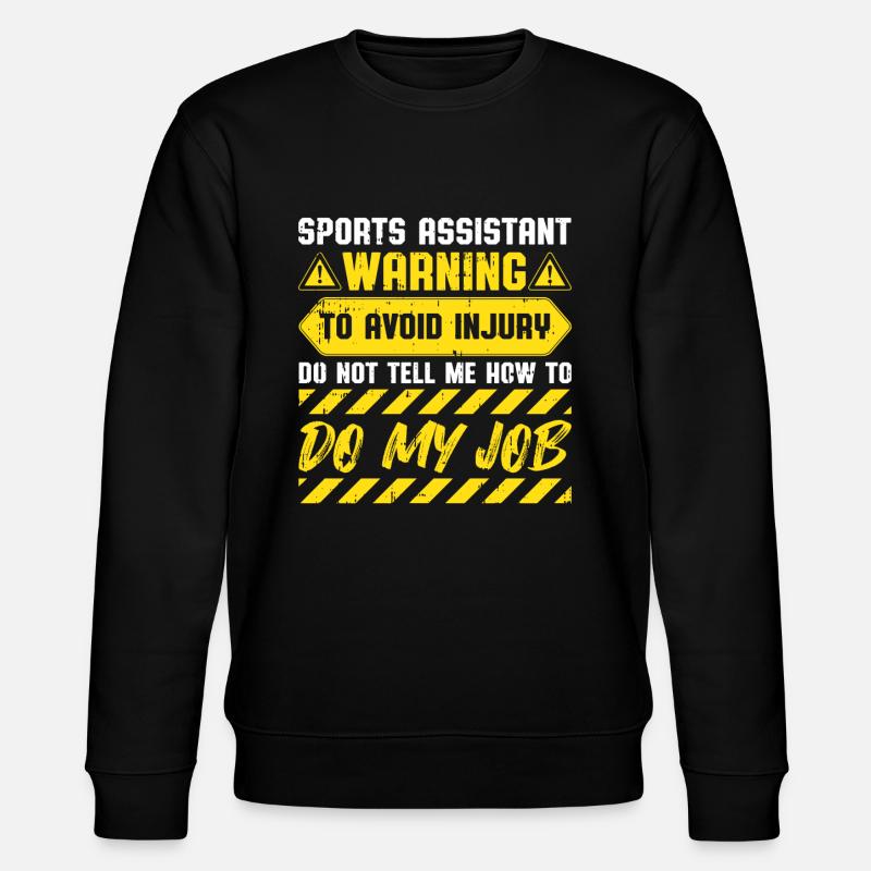 Sportassistent - Stanley/Stella Unisex Bio-Sweatshirt CHANGER  - Schwarz
