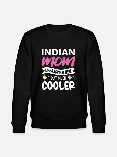Indisches Muttergeschenk - Stanley/Stella Unisex Bio-Sweatshirt CHANGER  - Schwarz