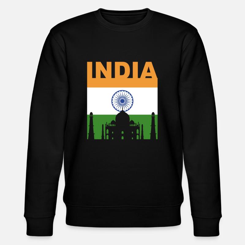 Indien haus geschenk - Stanley/Stella Unisex Bio-Sweatshirt CHANGER  - Schwarz