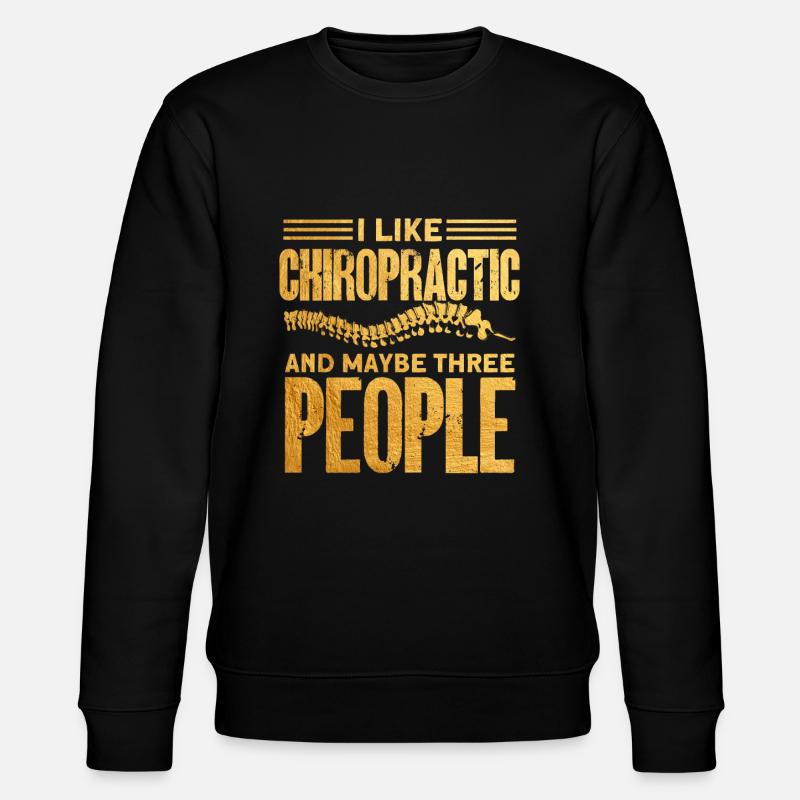 Chiropraktiker - Stanley/Stella Unisex Bio-Sweatshirt CHANGER  - Schwarz