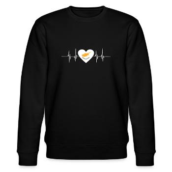 Cyprus - Stanley/Stella CHANGER Unisex Organic Sweatshirt - black - Front - Nik (191cm) & Marisol (170cm)