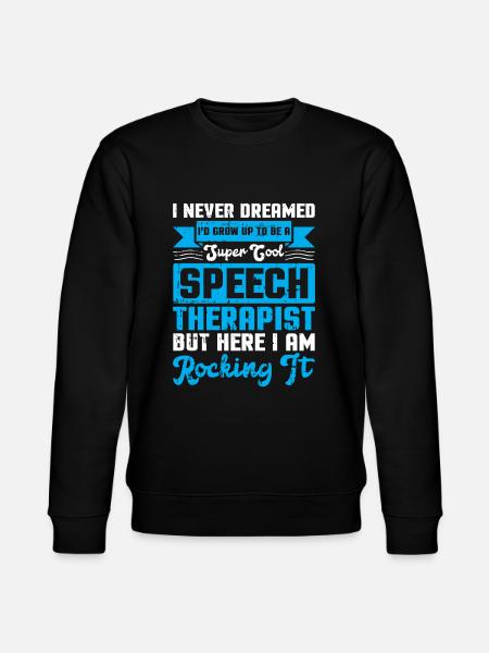 Sprachtherapeut Logopäde Geschenk - Stanley/Stella Unisex Bio-Sweatshirt CHANGER  - Schwarz