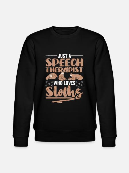 Sprachtherapeut Logopäde Geschenk - Stanley/Stella Unisex Bio-Sweatshirt CHANGER - Schwarz