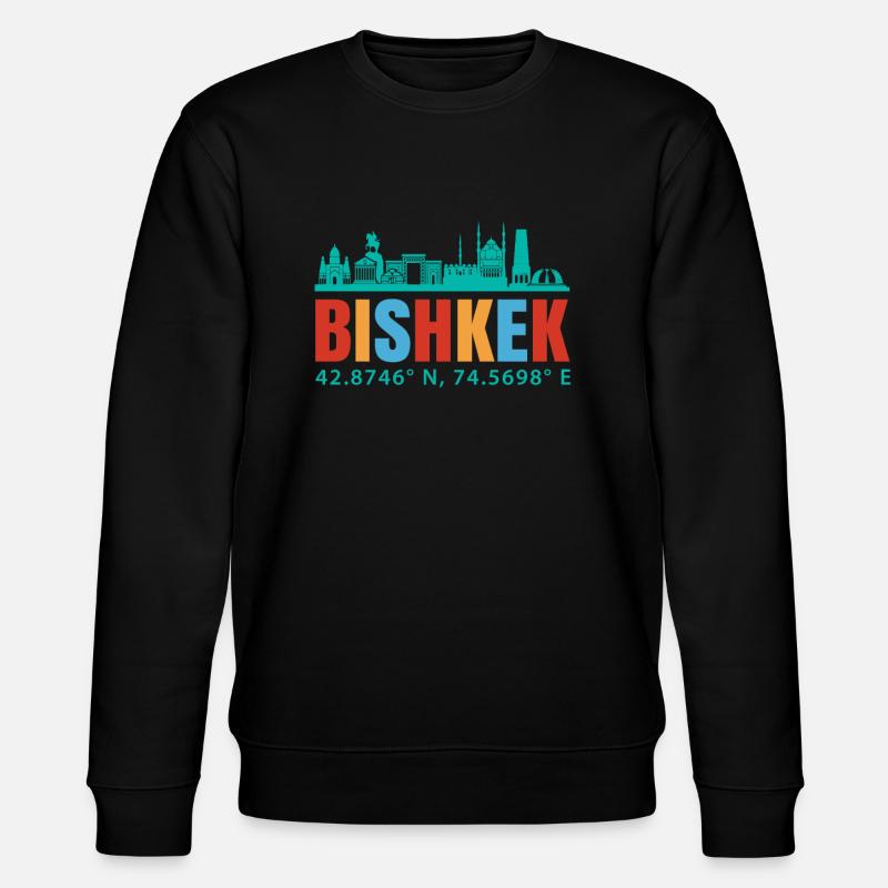 Bishkek - Stanley/Stella CHANGER Unisex Organic Sweatshirt - black