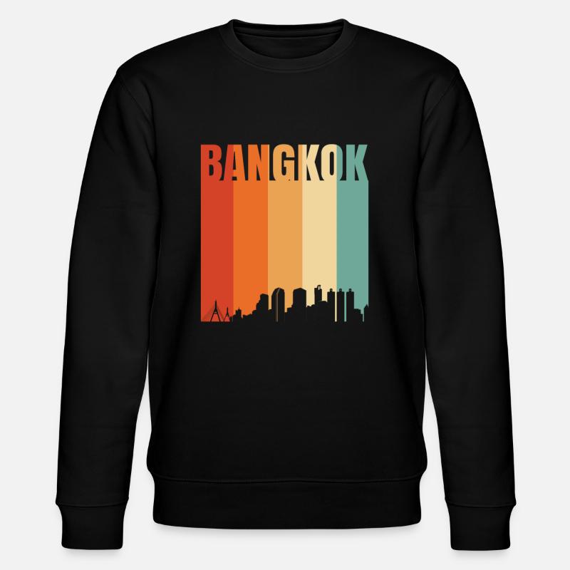 Bangkok - Stanley/Stella Unisex Bio-Sweatshirt CHANGER  - Schwarz