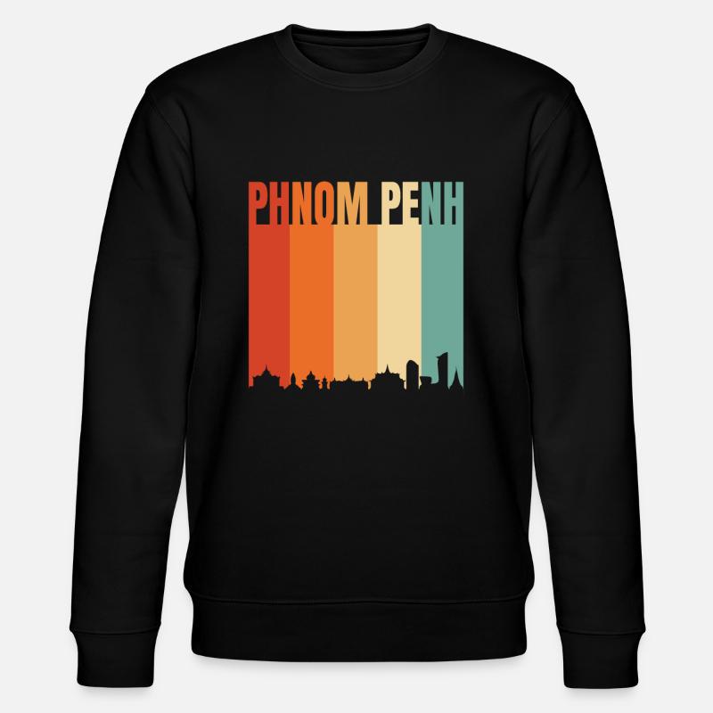 Phnom Penh - Stanley/Stella CHANGER Unisex Organic Sweatshirt - black